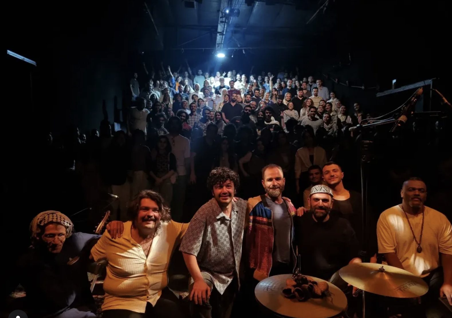 Kamakan with a full house of fans after a show